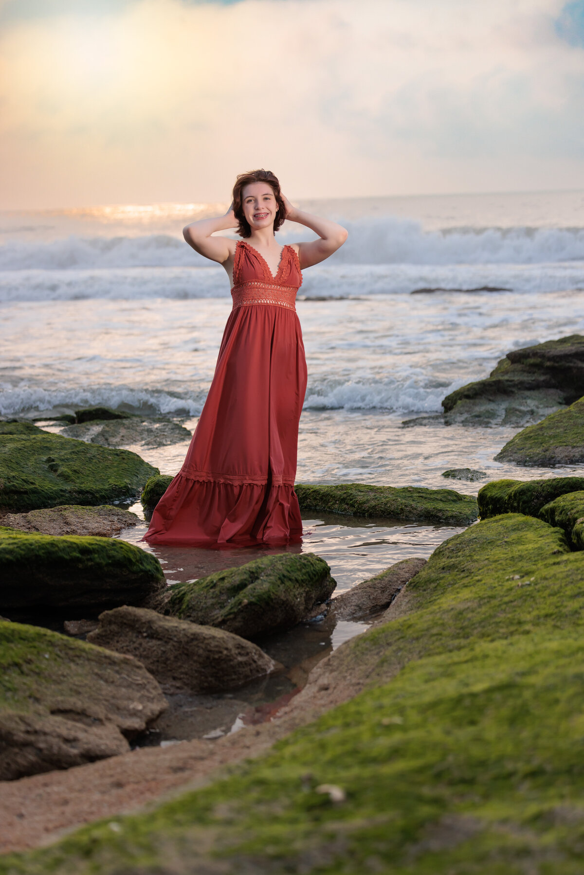 Beach portraits for Holly Springs High School Senior portraits