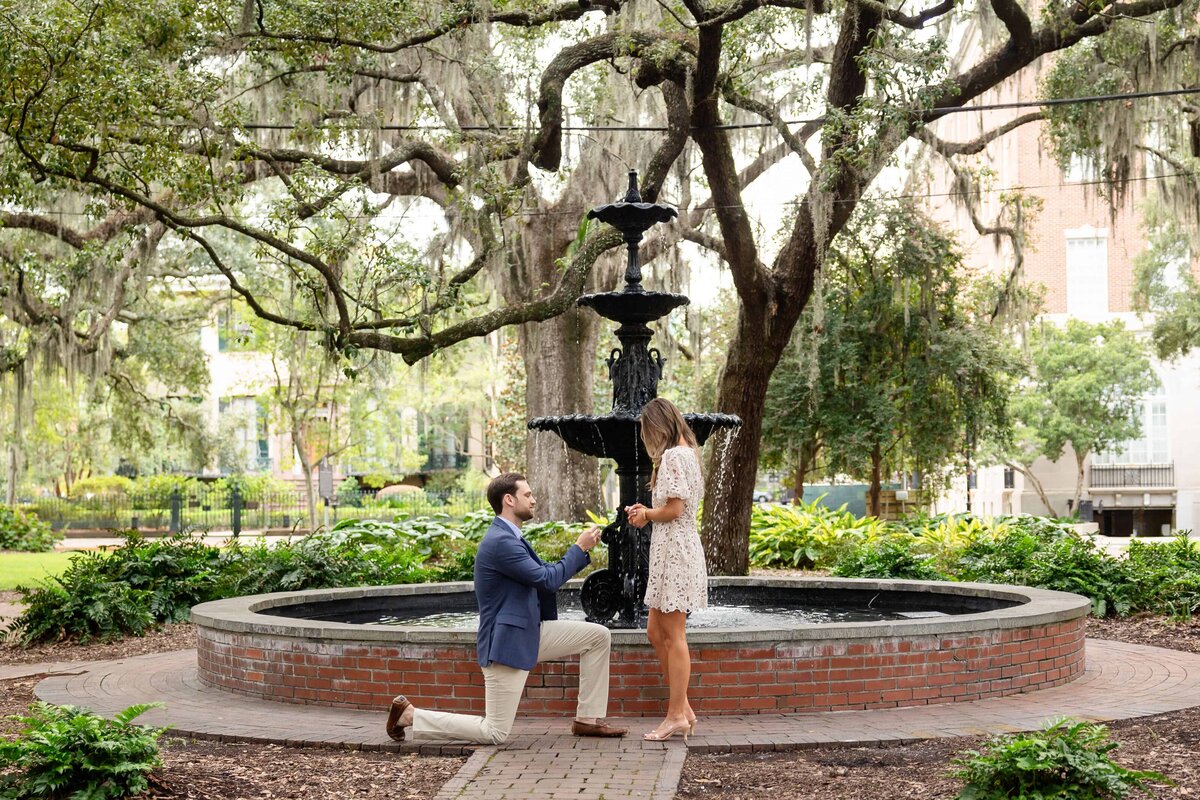 Surpise Proposal Photographer Savannah