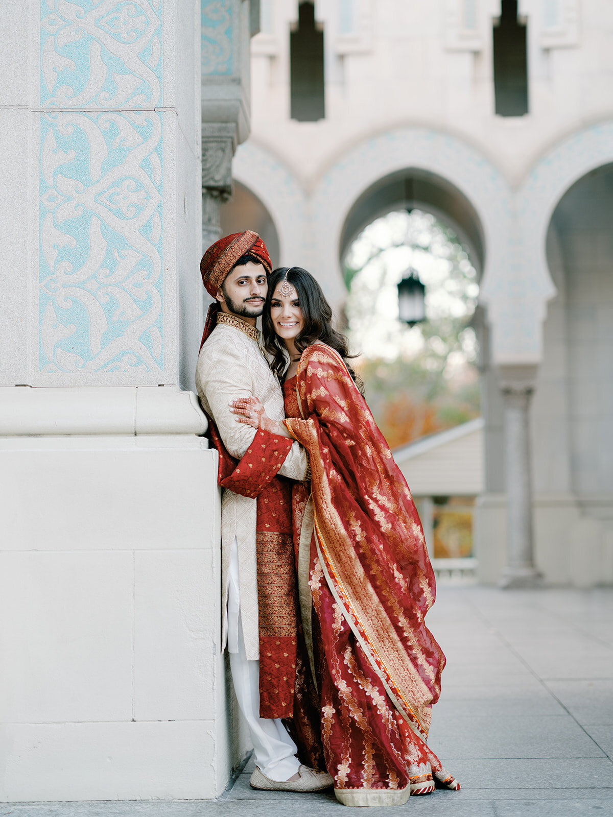 Photo of couple at islamic center 