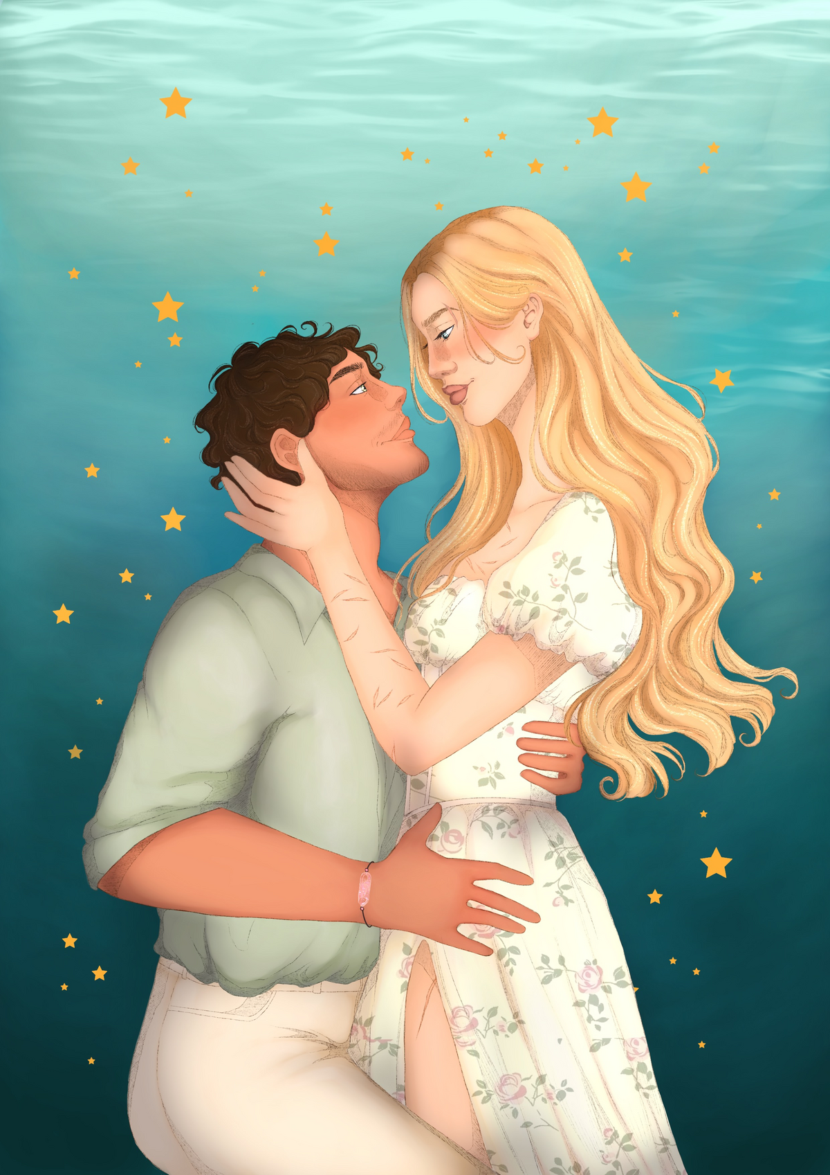 Illustration with water background (4)