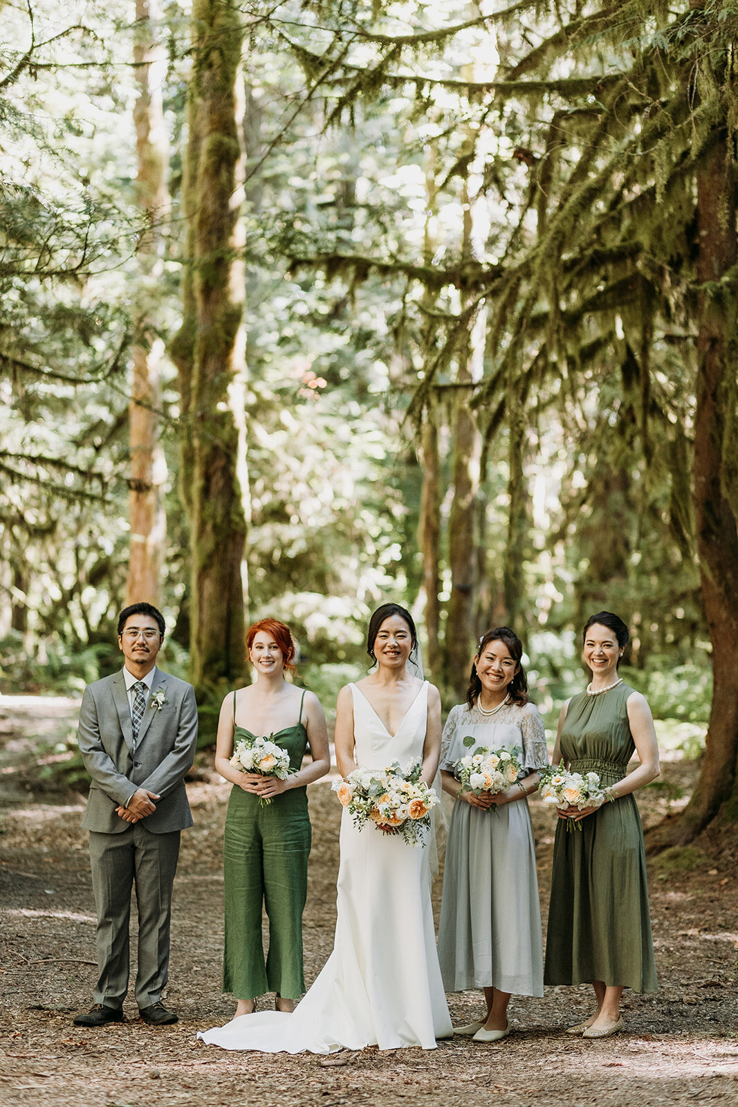Squamish wedding party with custom flowers - Within the Flowers