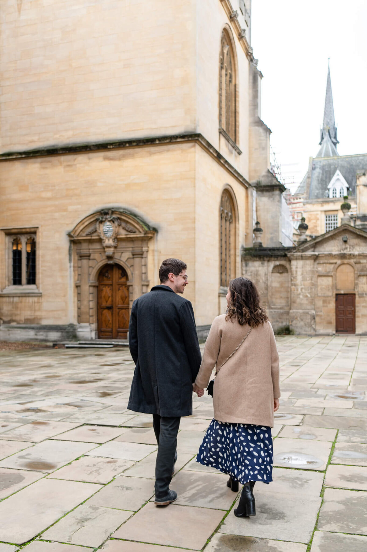 Oxford Engagement Photoshoot - Oxford Wedding Photographer - Bodleian Library - Chloe Bolam - M&J -1