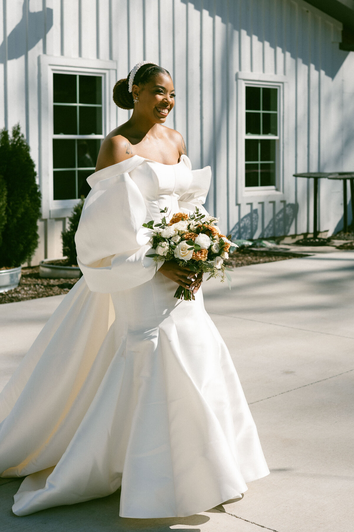 Filmy Outdoor Barn Elopement - Stacey Vandas Photography 3