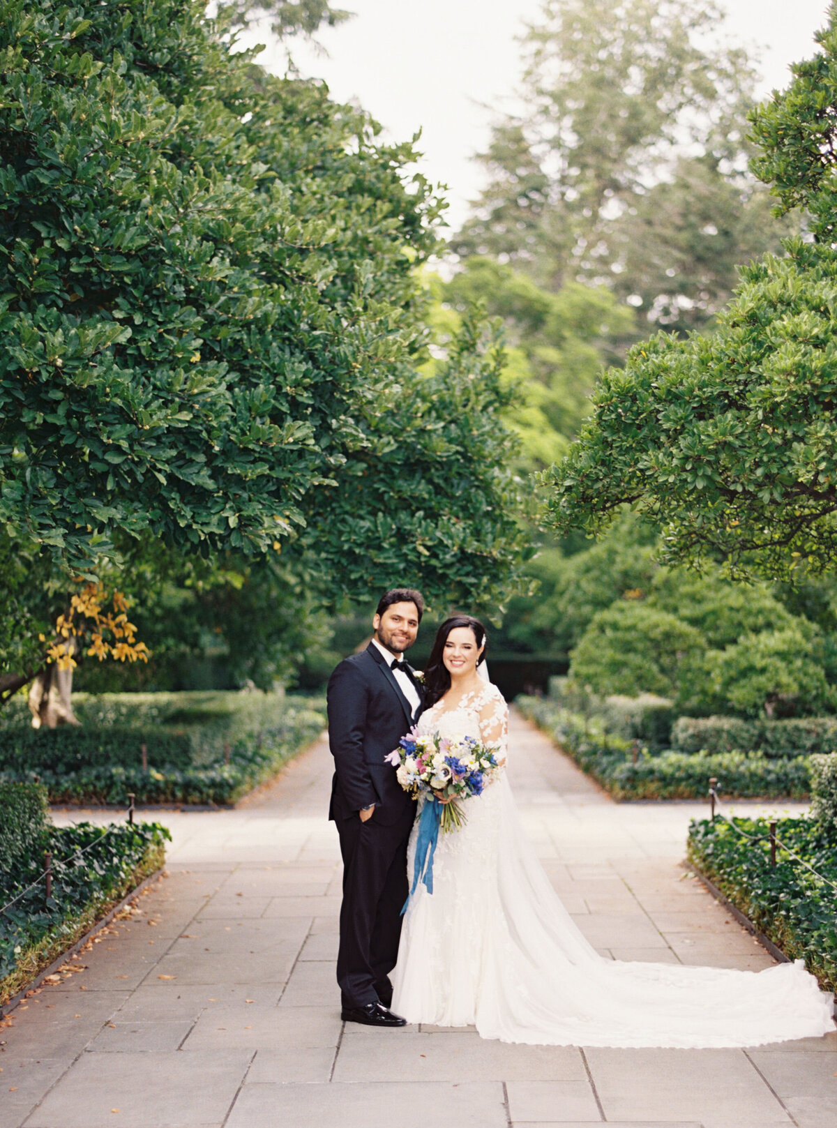 Rachel&Carlos-Fine-Art-Film-Wedding-Photographer-Brooklyn-Botanical-Garden-1