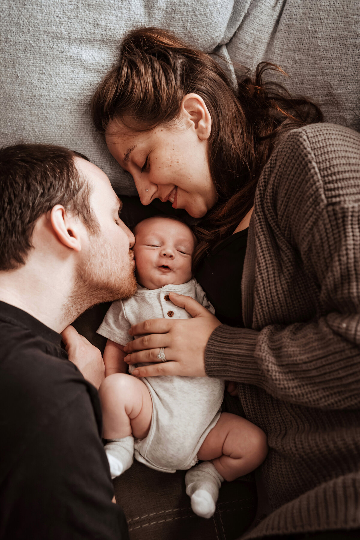 parents with baby