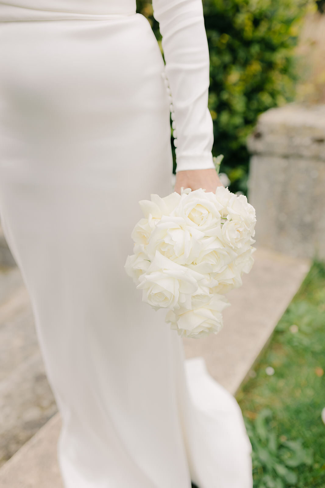 reflexed roses wedding