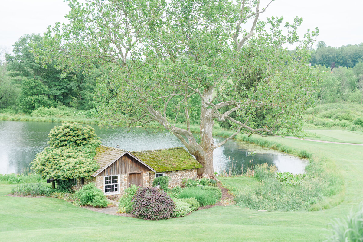 Navy Blue, Blush Pink, Light Blue French Creek Golf Club Wedding Photographer