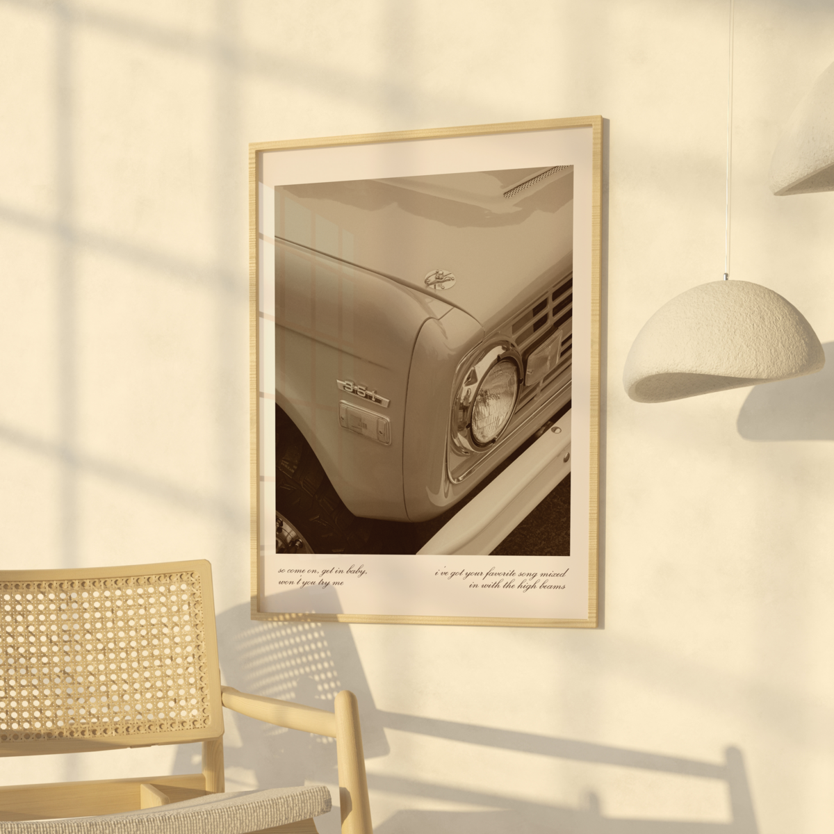 HIGH BEAMS TRUCK PRINT