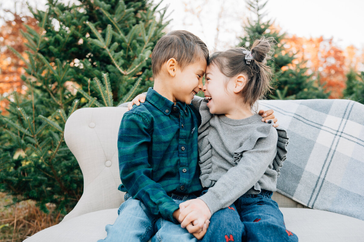 Christmas Tree Farm Mini Sessions | Connecticut Family Photographer-6