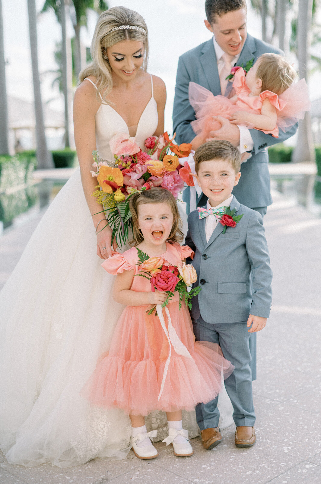Kate-Murtaugh-Events-tropical-wedding-flower-girls-ring-bearers-Key-West-bride-groom