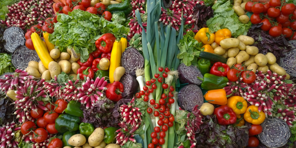 vegetables and fruit market