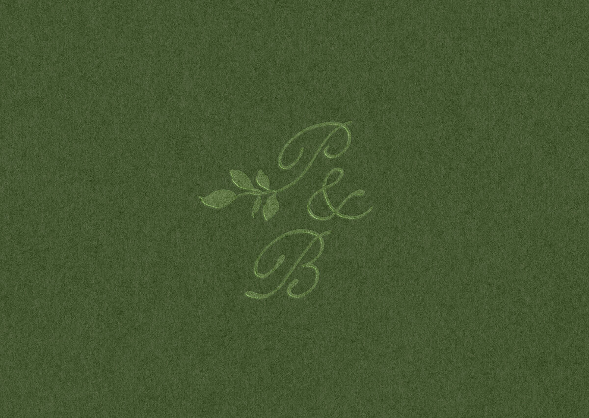 Petal & Bloom Die Cut Monogram