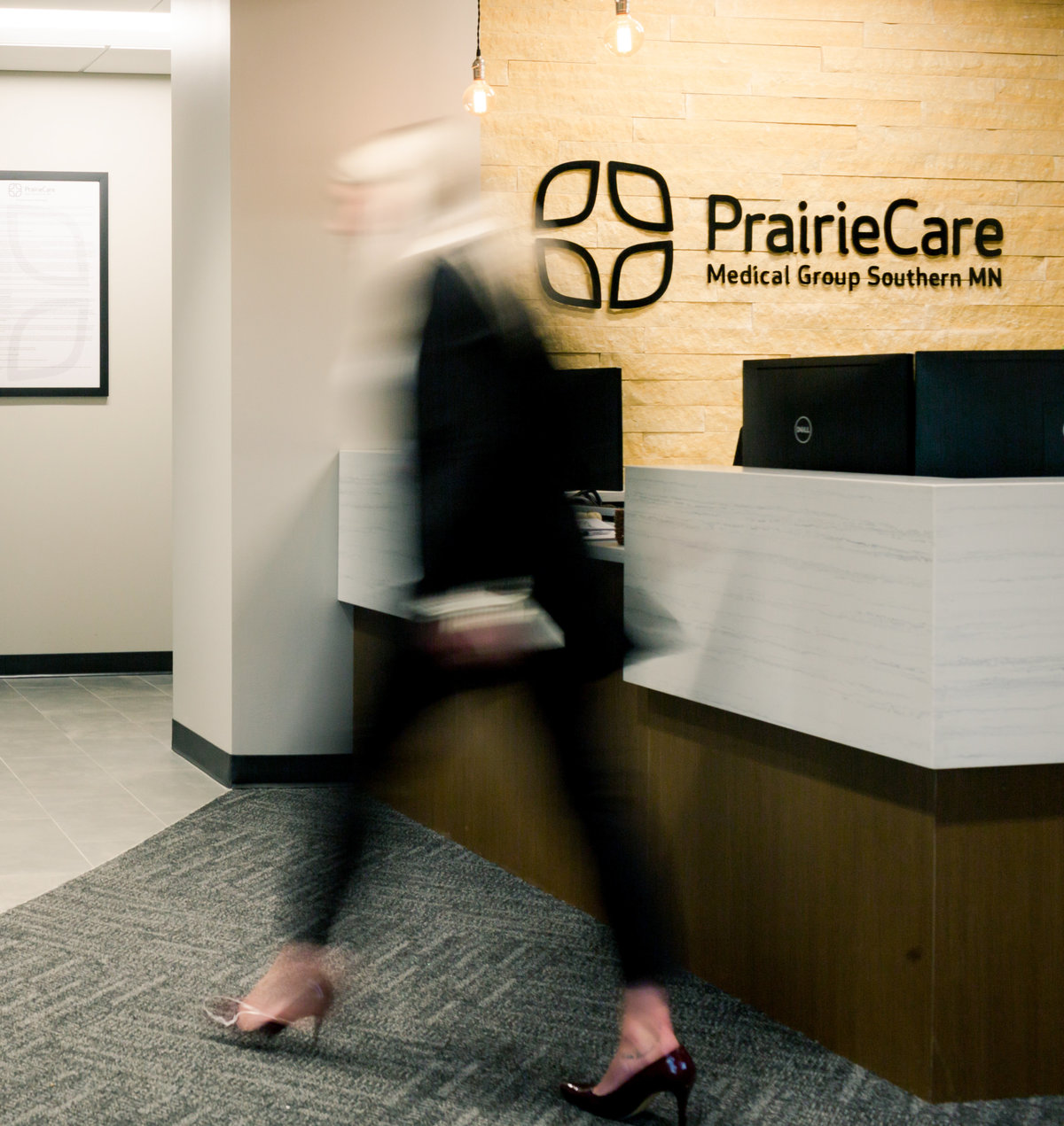 in motion interior photography for priairiecare mankato