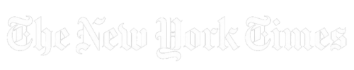 new york times logo white