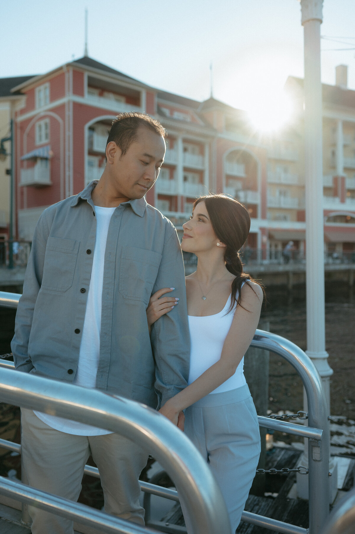 boardwalk engagement photos in florida