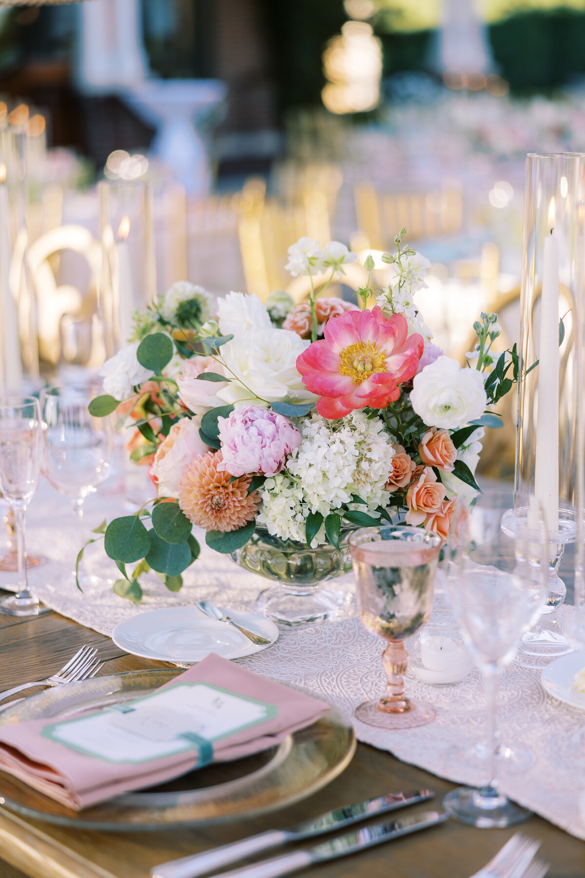 Pink-Wedding-Centerpiece