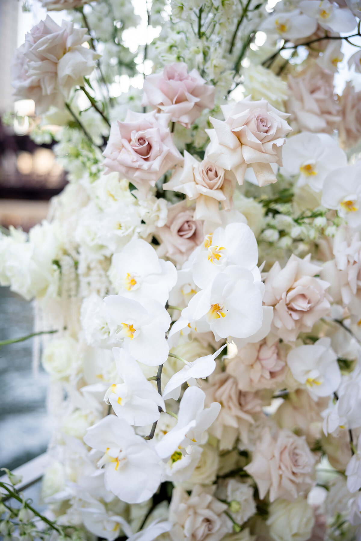Luxury high end flower arrangement for ceremony 