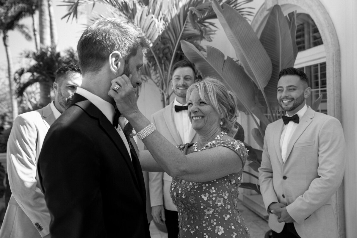 film wedding photography of mother and son embracing by Shelby Ann Photos