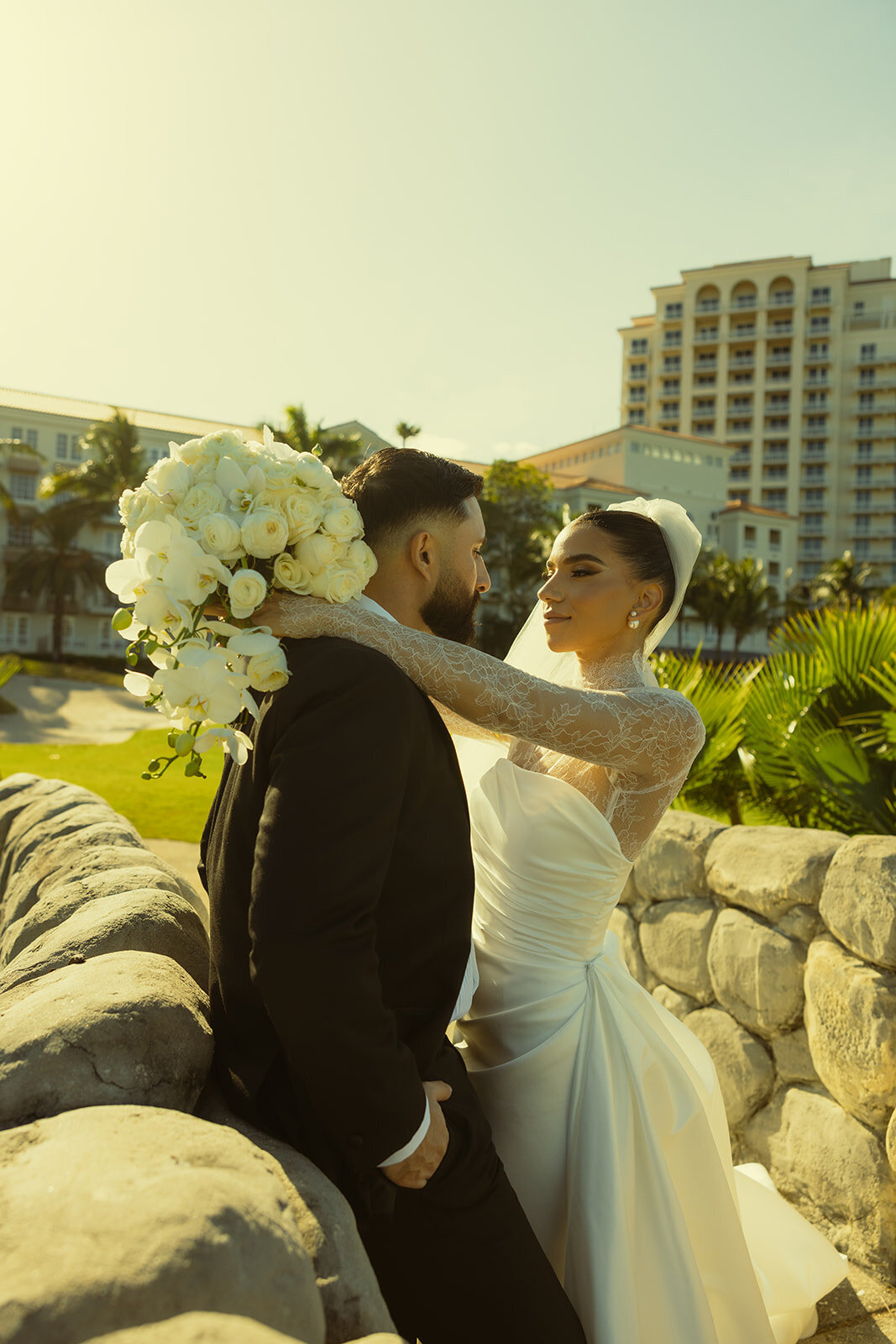 Bride & Groom Wedding Portraits JW Marriot Turnberry Miami Wedding Aileen Ayala Photography8861