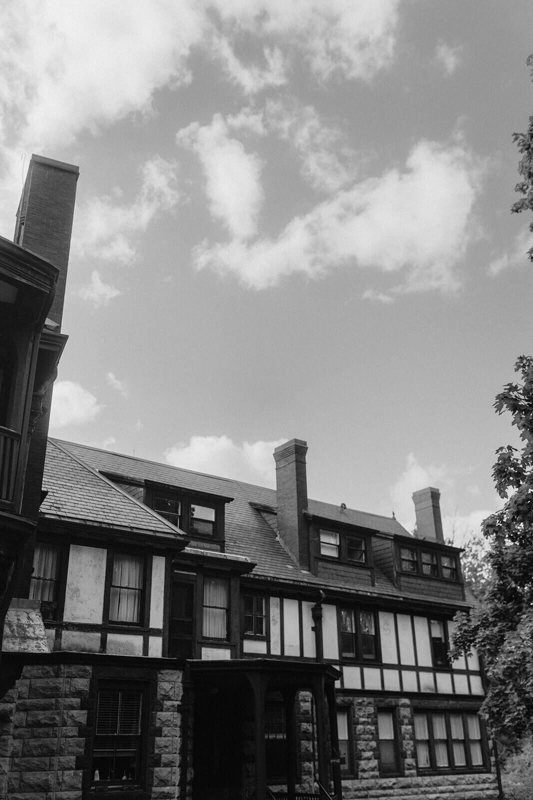 Old building in Finger Lakes, New York