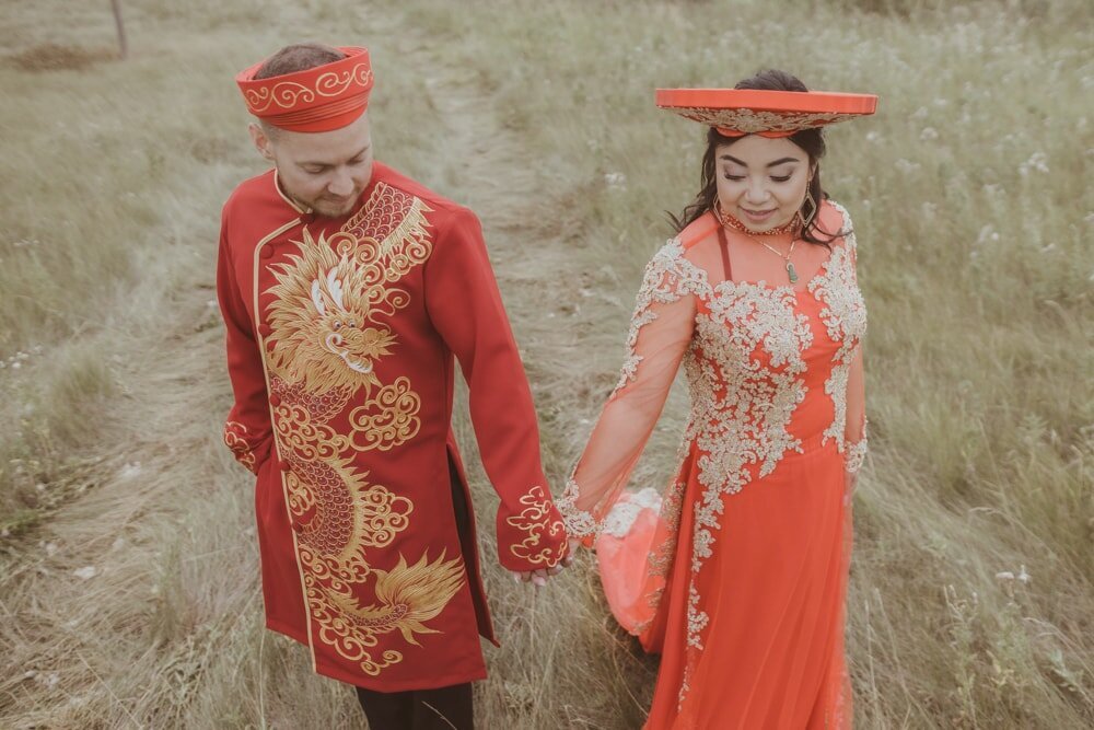Asian wedding photographer in Edmonton