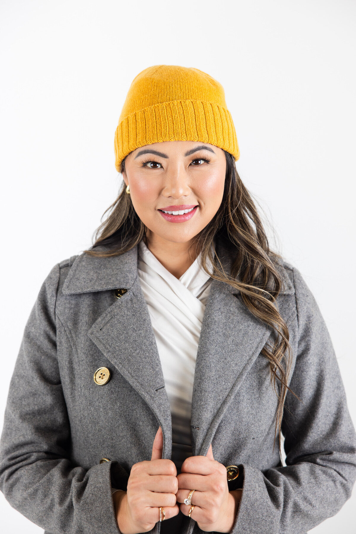 Coastal Cashmere Seattle Beanie Mustard 3
