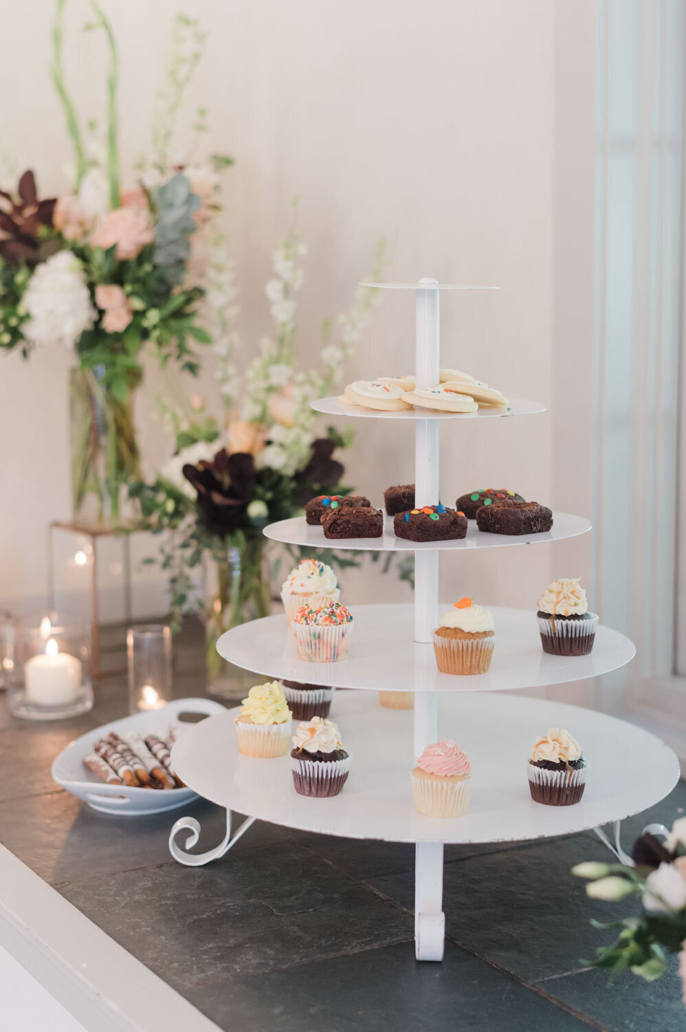 delicious cupcake tower