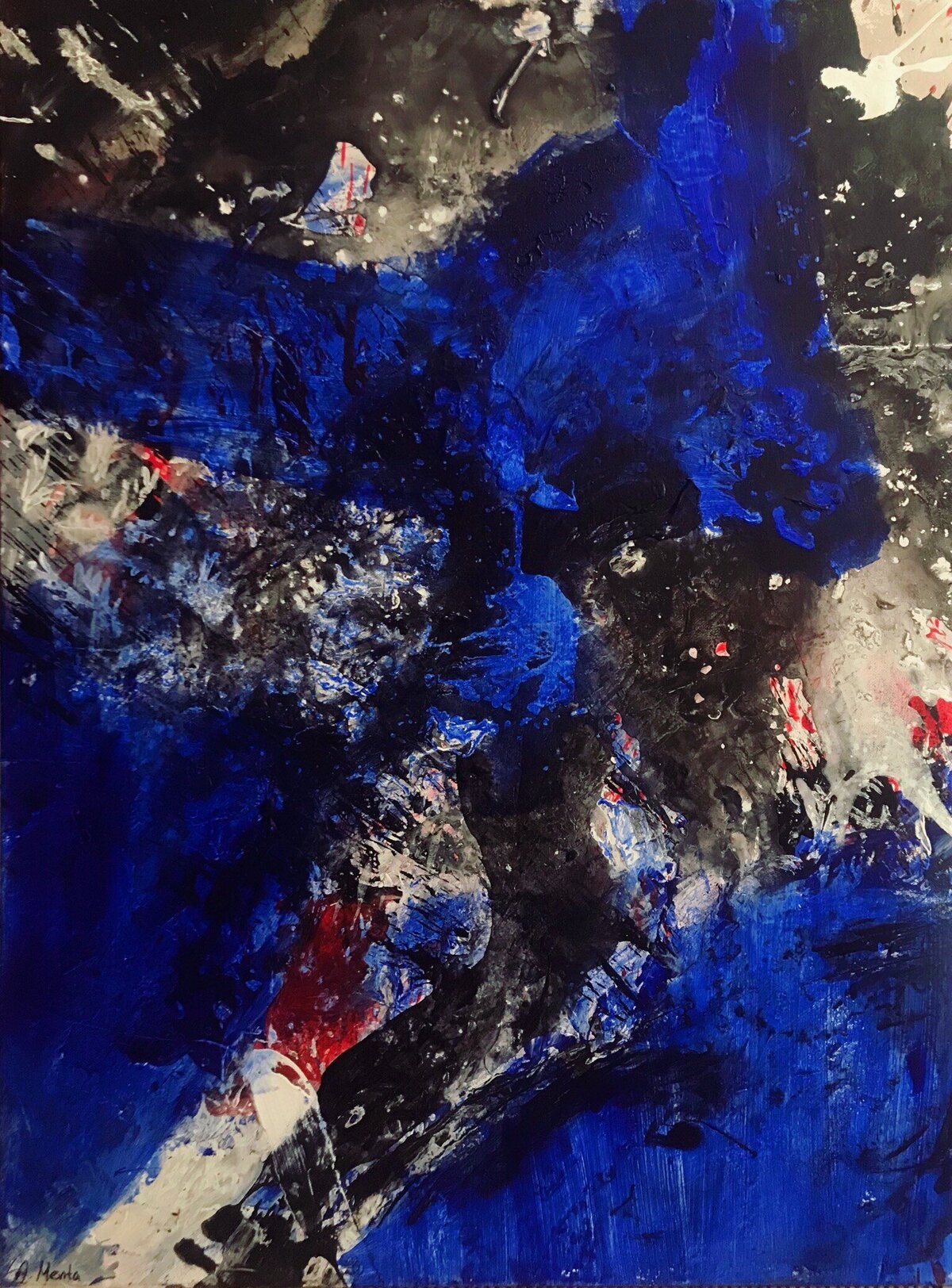 60x80 cm Bleu