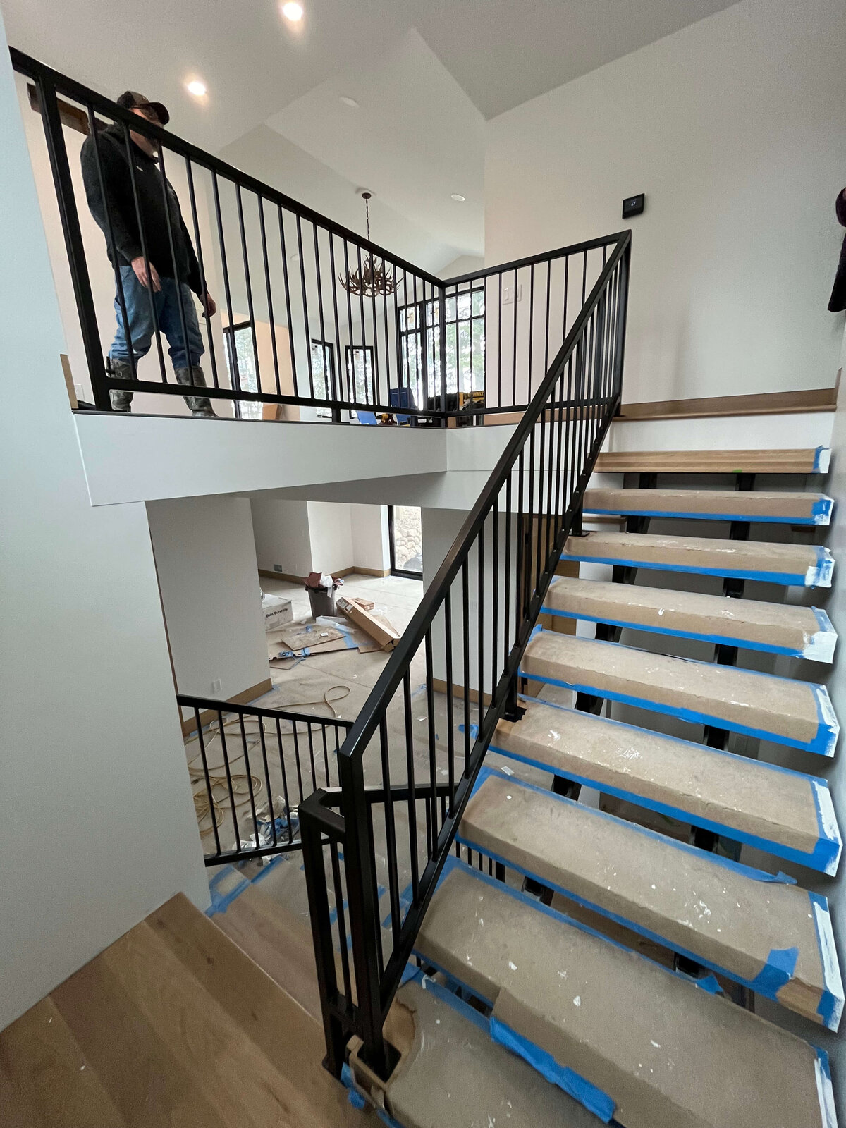Steel Staircase & Rails