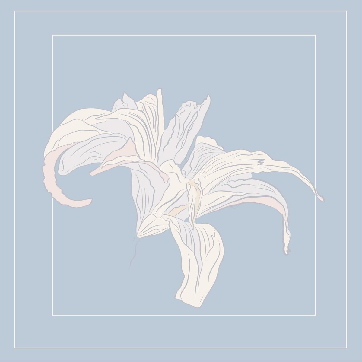 Lilly Art Print_Blue_A Fippinger LemonMella 2023 Med