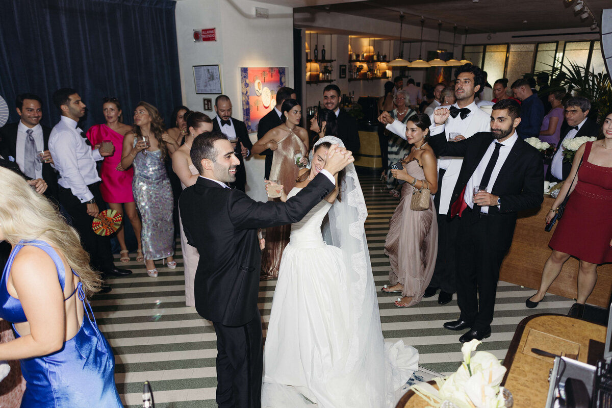 couple dancing in soho house