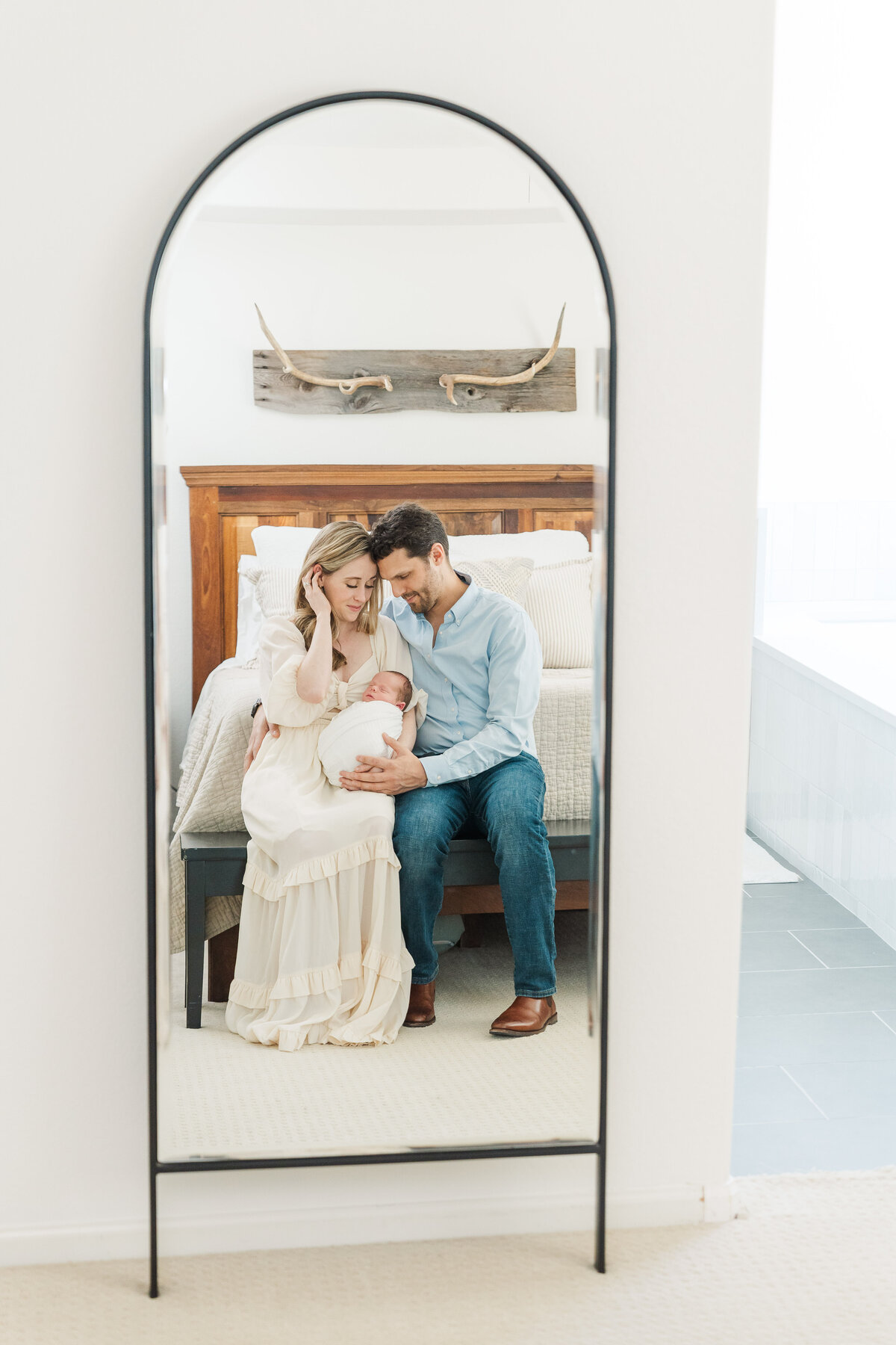 Baby boy woodland nursery lifestyle newborn session elena spraguer photography 0034