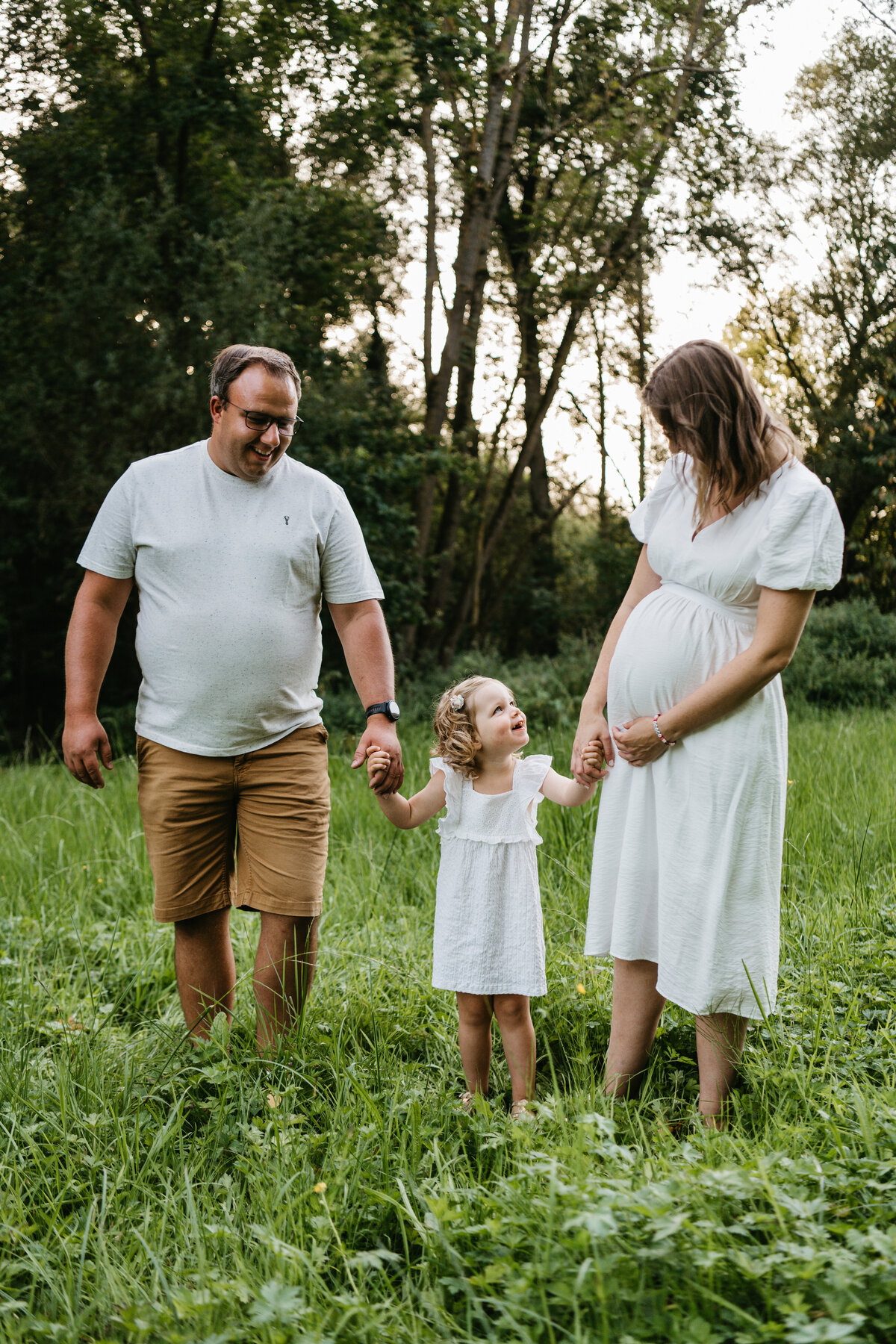 Zwangerschapsshoot met gezin