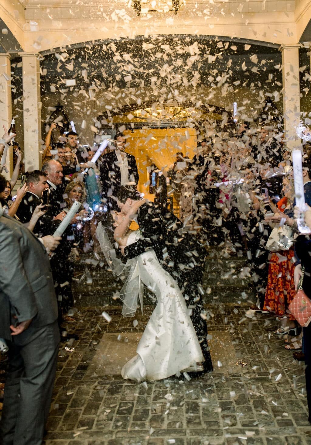 Natalie & Clayton Confetti Exit