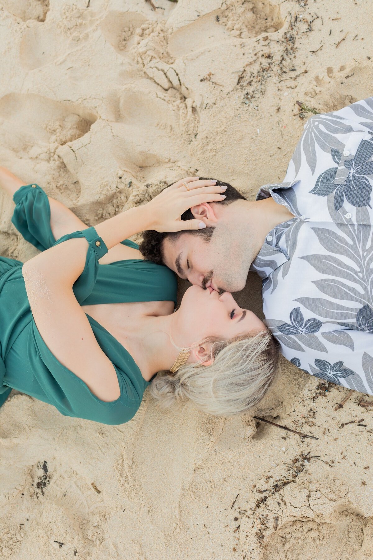 Oahu Couples Beach Photography