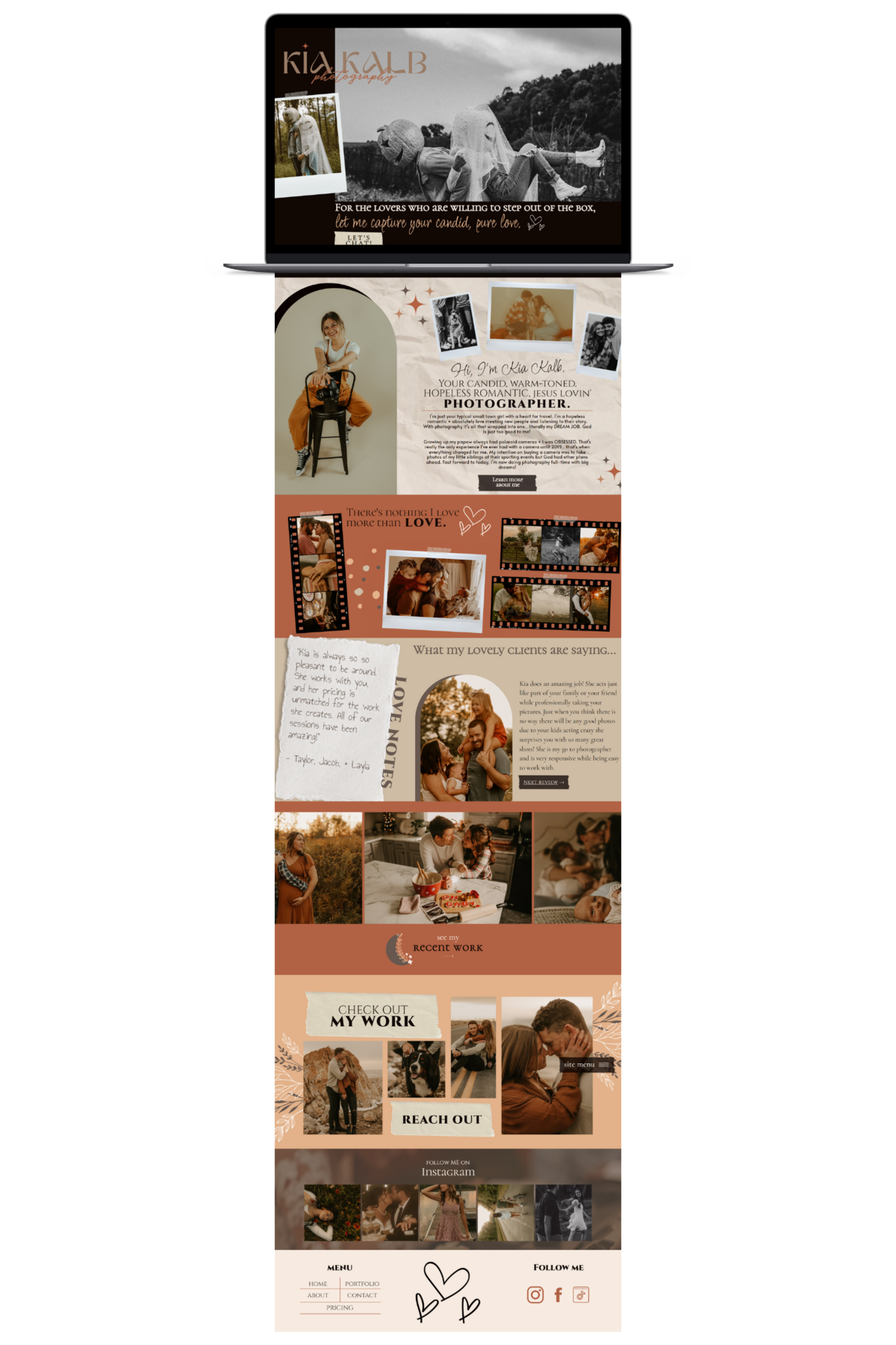 Kia Kalb Photography Website Project by Multimedia Strategics