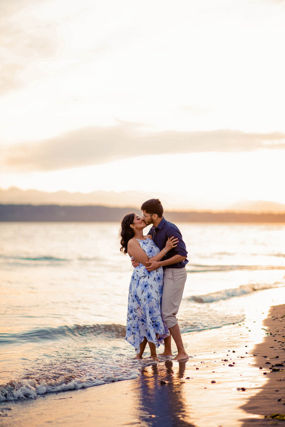 Beach Engagement Chicago