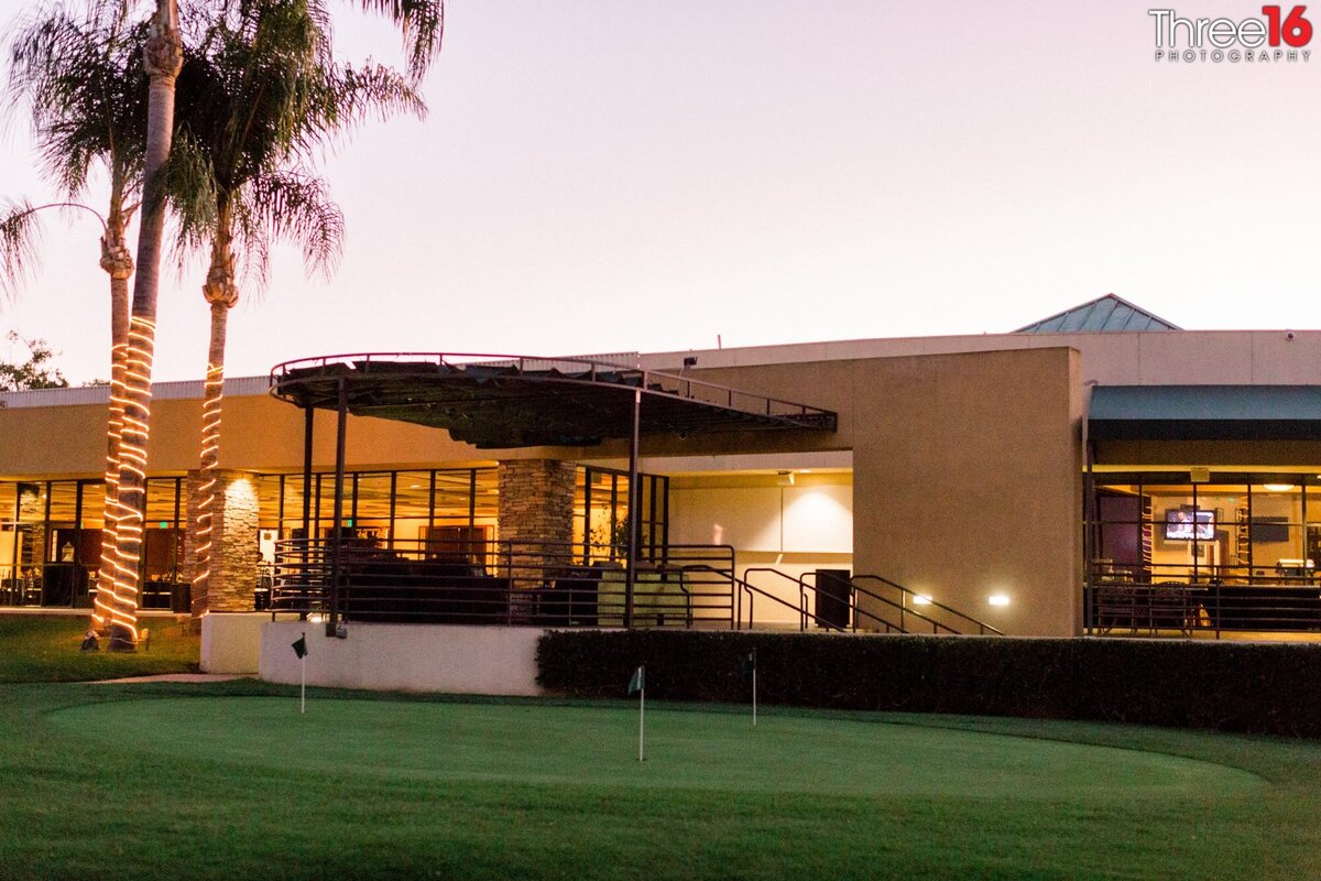Evening shot of the Alta Vista Country Club in Placentia, CA