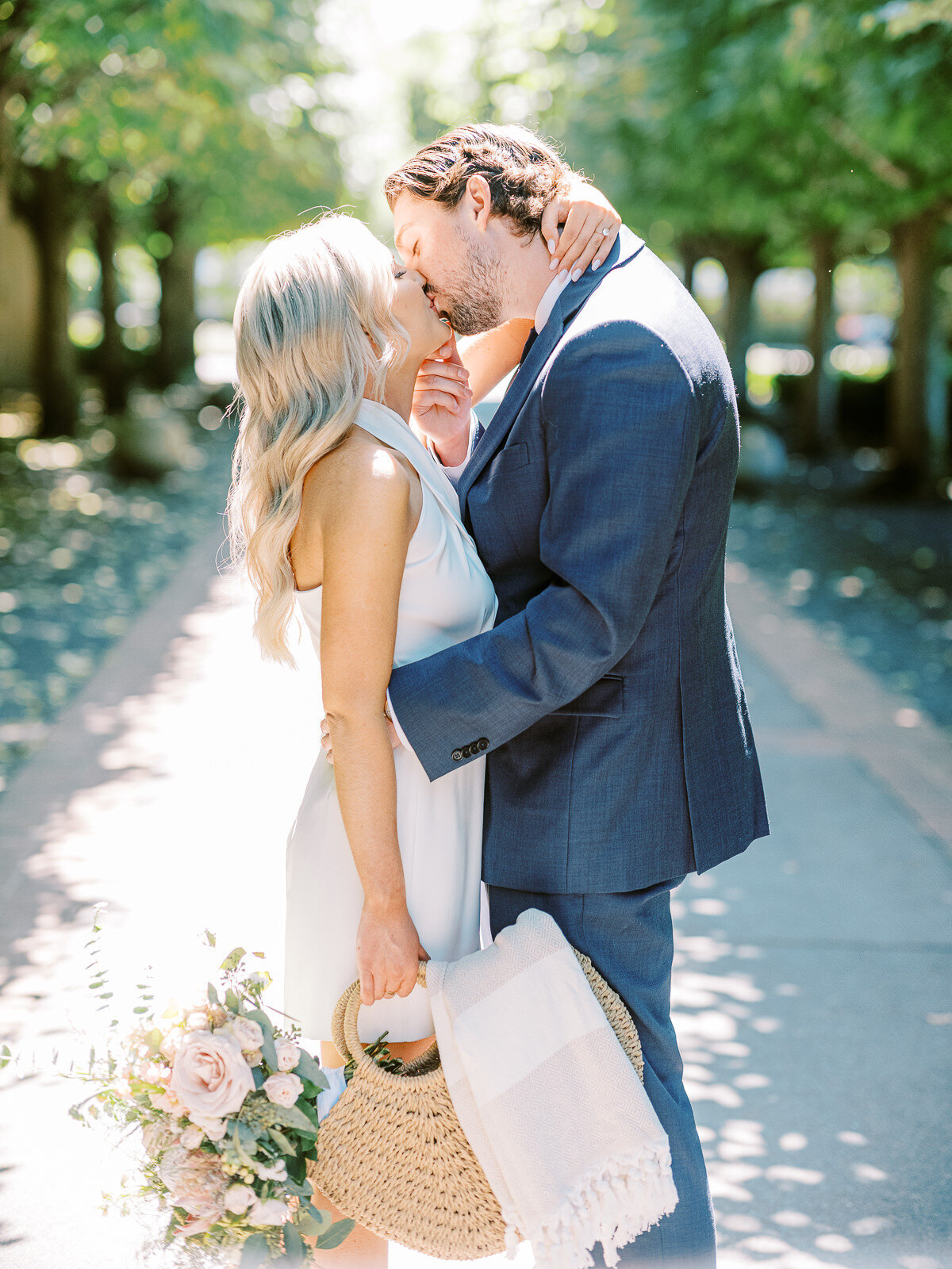 The Fourniers | Chicago Botanical Gardens Engagement-5