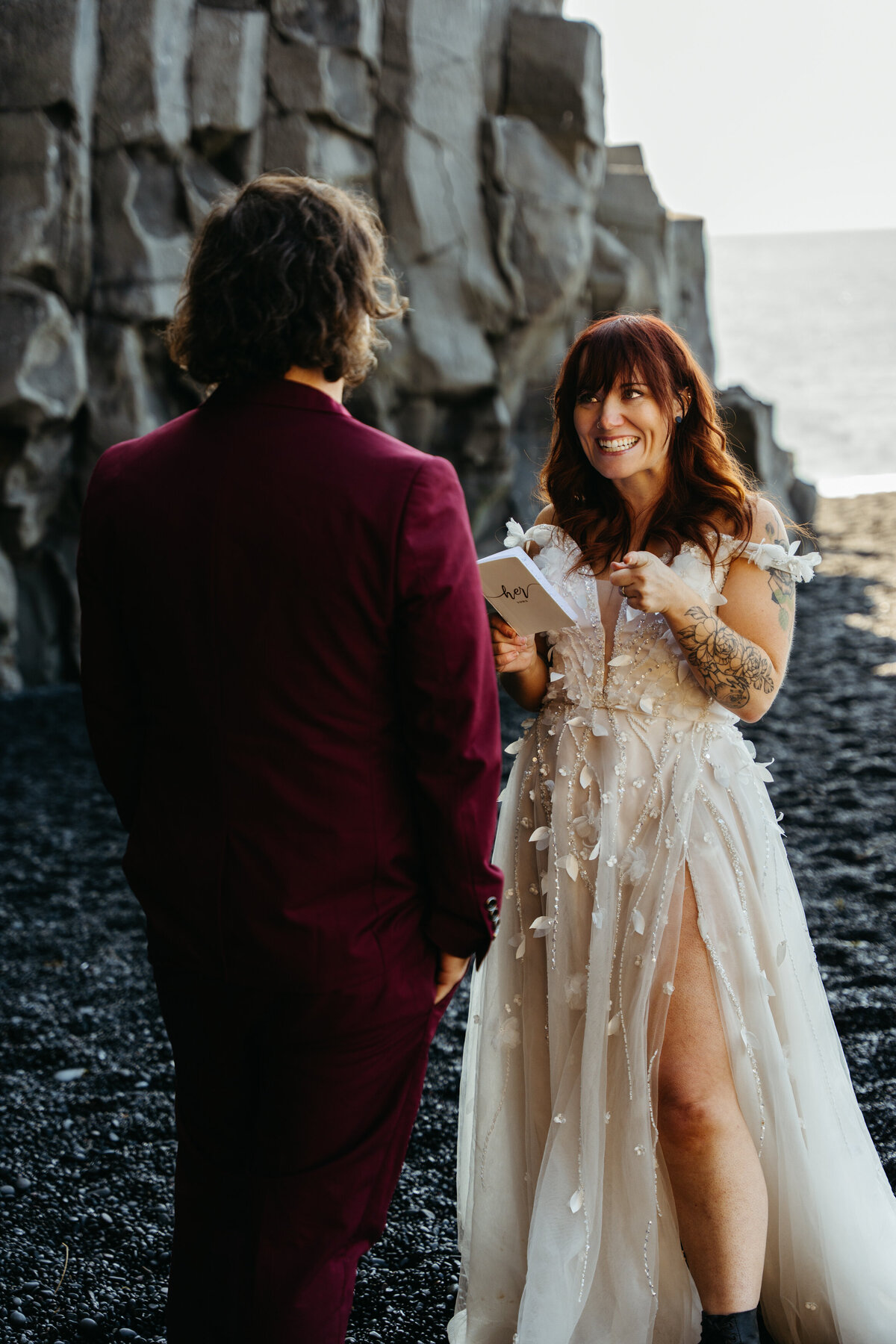 REYNISFJARA Iceland Elopement -15