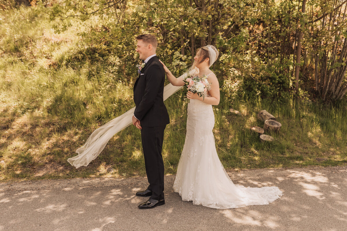 Bröllopsfotografering first look
