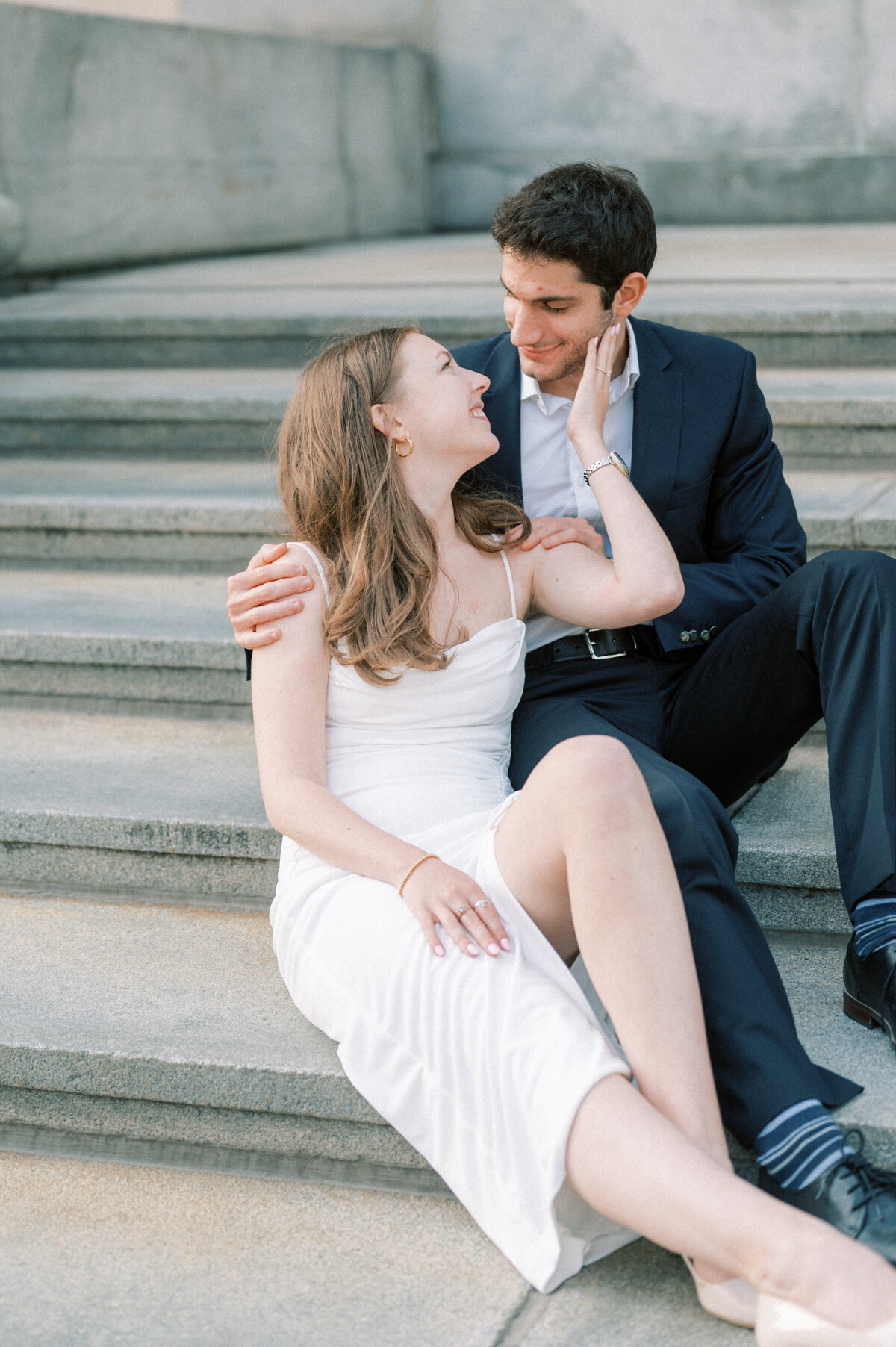 Old Courthouse Engagement Session in Downtown Cleveland-51