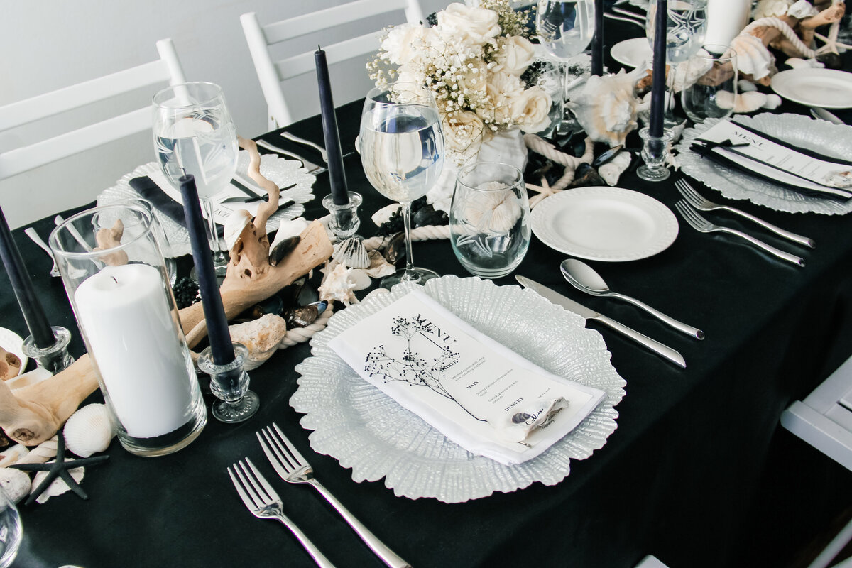 elegant wedding proposal table setting wedding planner nyc
