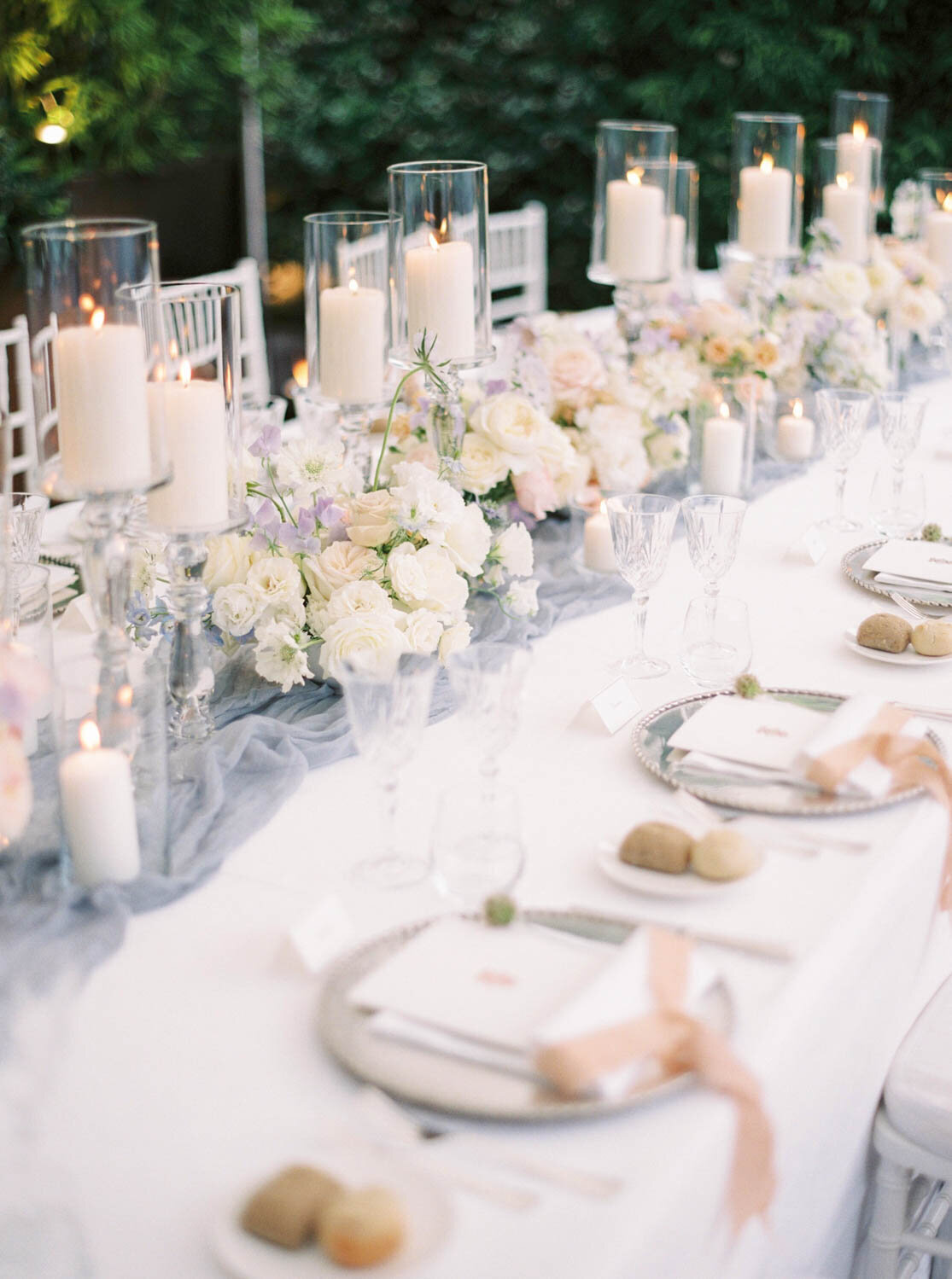 Grand Hotel Tremezzo Wedding table setting