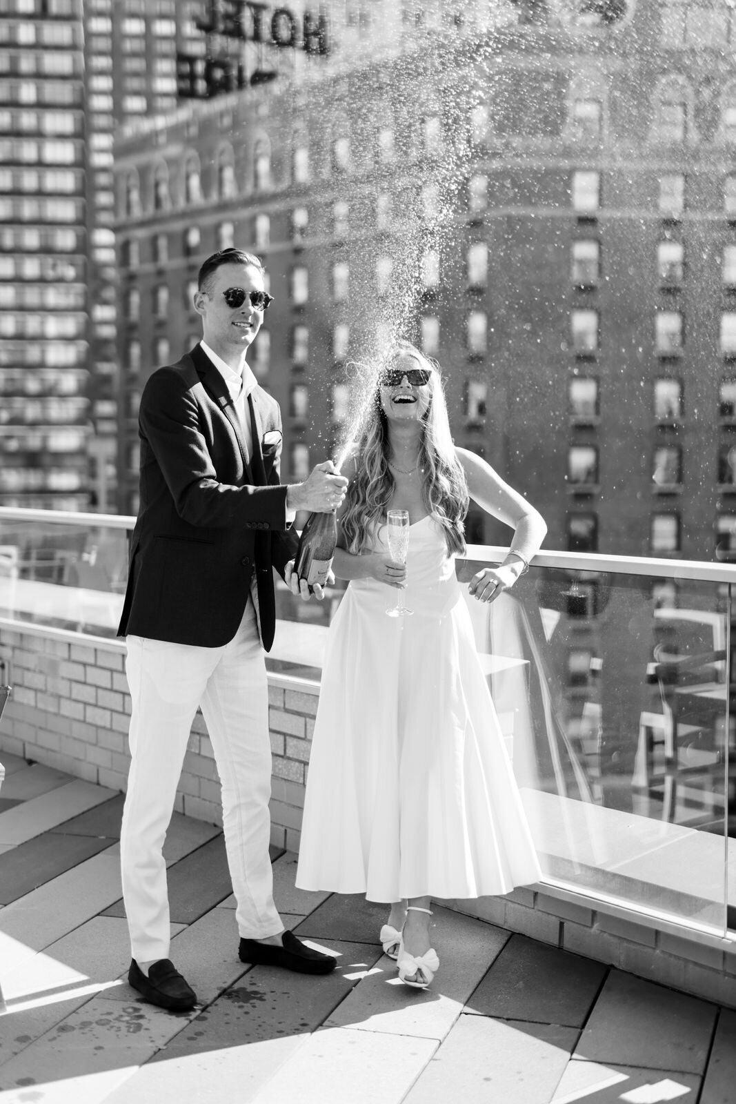Chic New York City Engagement Session 13