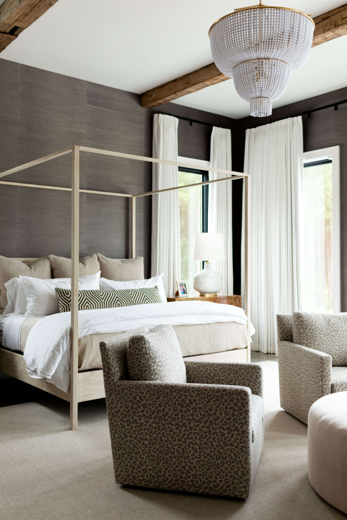 oyster creek studios building belt new build tan canopy bed in brown bedroom