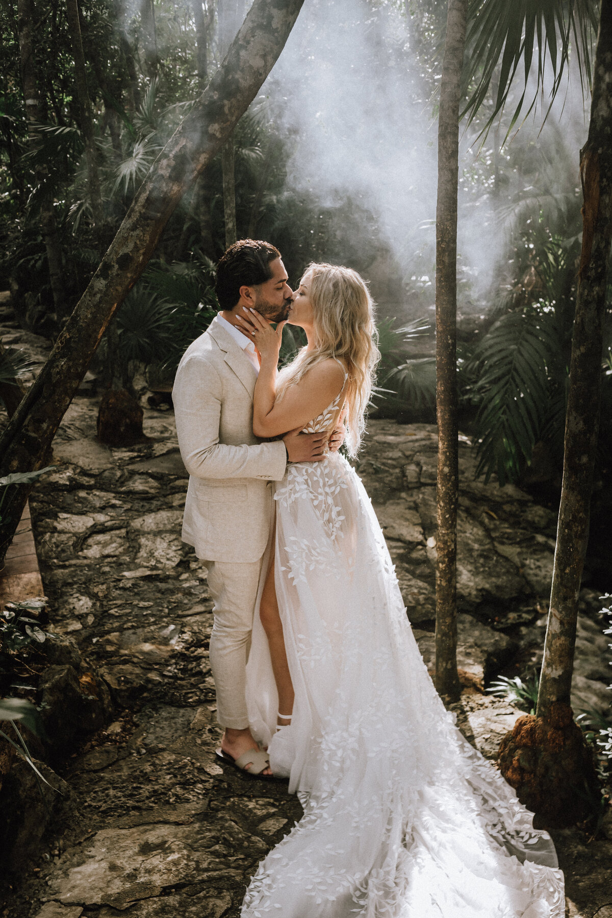 Mayan Wedding Ceremony at a Cenote in Tulum