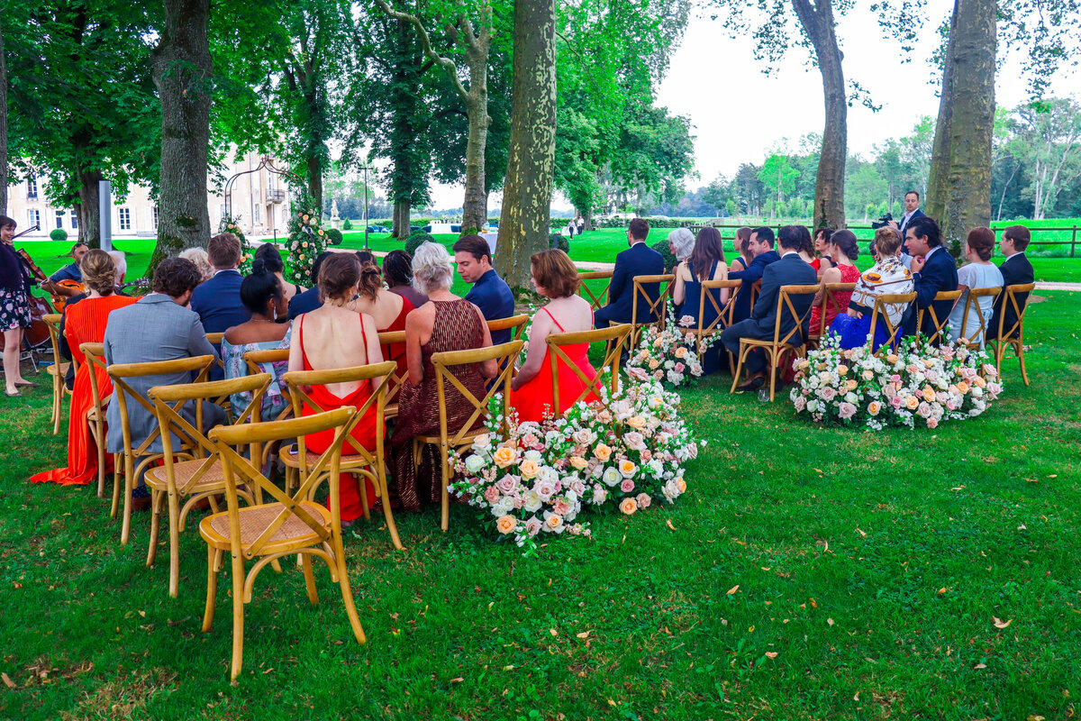 Luxury wedding planner designer South of France ceremony park