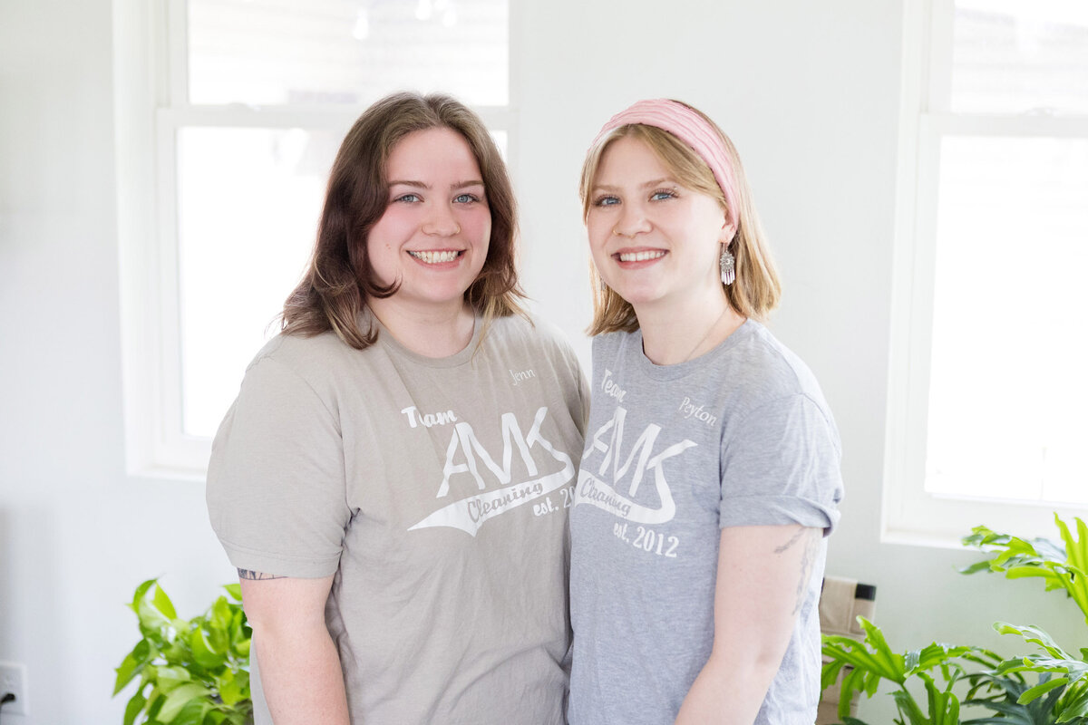 Team at AMK Cleaning Services at company event