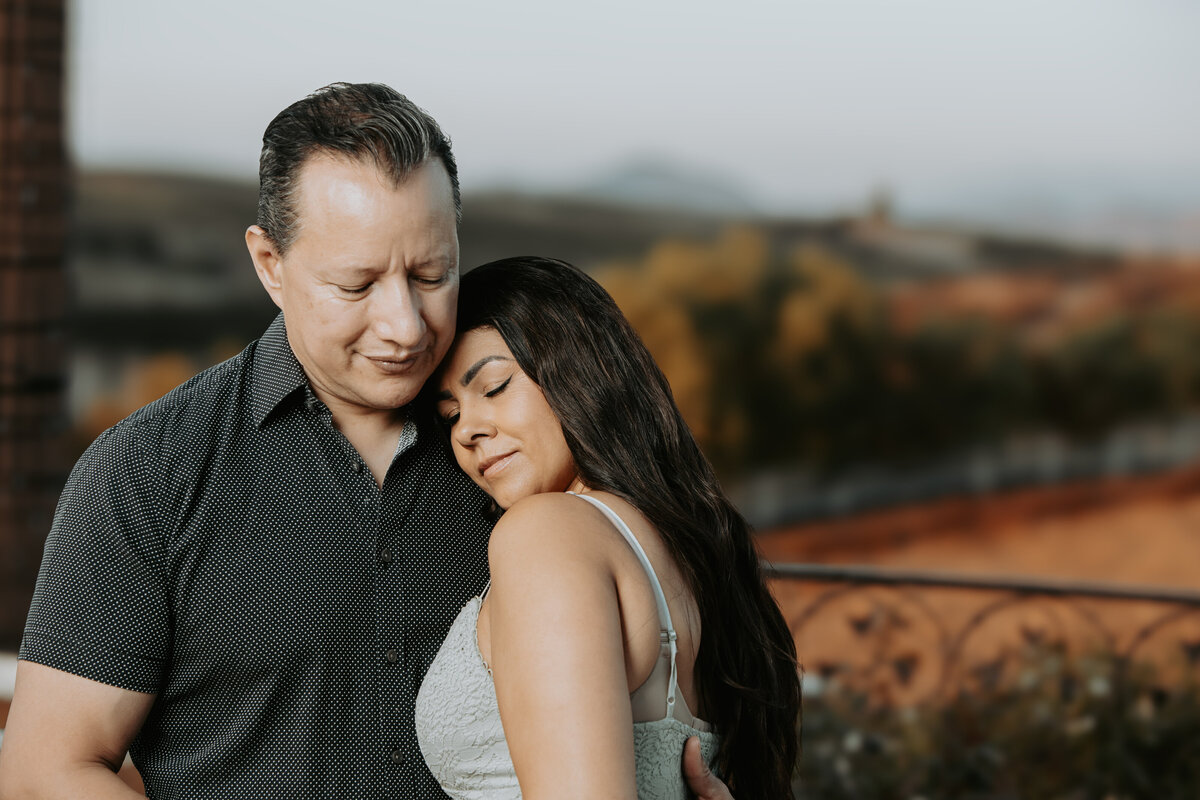 Riverside Rustic Barrel Engagement